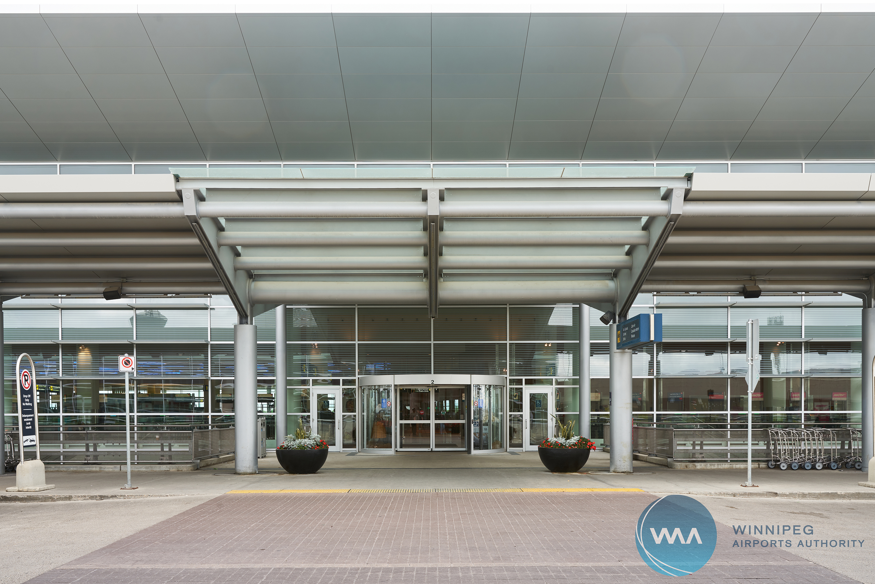 Doorway leading into terminal